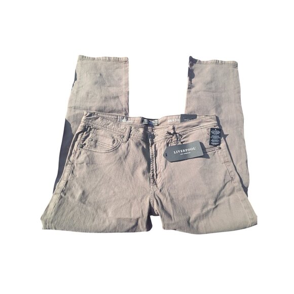 Liverpool Relaxed Straight Fit Mens Jeans 36x30 Gunmetal*Denim* Casual Pants*NWT - Picture 6 of 16
